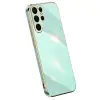 Samsung Galaxy S24 Ultra Kılıf Volet Silikon - Açık Yeşil