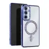Samsung Galaxy S25 Edge Joke Simli Magneticsafe Kılıf - Mavi