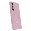 Samsung Galaxy S25 Fe Regal Magsafe Standlı Kapak - Açık Pembe
