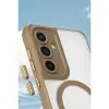 Samsung Galaxy S25 Kılıf Enka Magsafe Silikon Kılıf - Şeffaf