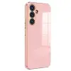 Samsung Galaxy S25 Kılıf Volet Silikon - Pembe