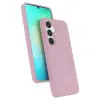 Samsung Galaxy S25 Regal Magsafe Standlı Kapak - Açık Pembe