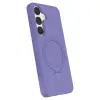 Samsung Galaxy S25 Regal Magsafe Standlı Kapak - Lila