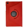 Samsung Galaxy T500 Tab A7 10.4 Kılıf 360 Tablet Deri Kılıf - Kırmızı