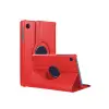 Samsung Galaxy Tab A11 360 Tablet Deri Kılıf - Kırmızı