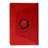 Samsung Galaxy Tab A9 Kılıf 360 Tablet Deri Kılıf - Kırmızı