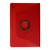 Samsung Galaxy X200 Tab A8 10.5 Kılıf 360 Tablet Deri Kılıf - Kırmızı