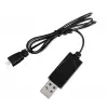 Sertec 3.7v Li-ion 51005-2p Soket Drone Bataryası Usb Şarj Kablosu