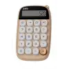 Sevimli Kare Tuşlu 10 Haneli Ldc Ekran Hesap Makinası Kahverengı
