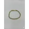 Sıralı Daire Taşlı Cm Bileklik