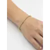 Sıralı Kalp Taşlı Cm Bileklik