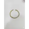 Sıralı Yıldız Tasarımlı Taşlı Cm Bileklik