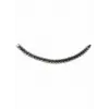 Rodyum-siyah Çelik  Erkek Çelik Bileklik Boy 21.5 Cm / En 1.0 Cm  - Ebl0046