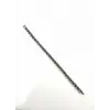 Rodyum-siyah Çelik  Erkek Çelik Bileklik Boy 21.5 Cm / En 0.6 Mm  - Ebl0047