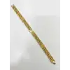 Çelik  Erkek Çelik Bileklik Boy 21.5 Cm / En 1.0 Cm  - Ebl0062