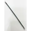 Rodyum-mavi Çelik  Erkek Çelik Bileklik Boy 21.5 Cm / En 0.6 Mm - Ebl0080