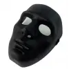 Siyah Renk Hip Hop Anonim Jabbawockeez Dans Maskesi 18x19 Cm