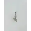 Su Perisi Detaylı Göbek Piercing - Pg0120
