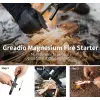 Survive Magnezyum Çubuğu Ateş Başlatıcı Çakmak Taşı