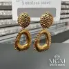 Taşsız Gold Kaplama Küpe