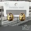 Taşsız Gold Kaplama Küpe