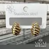 Taşsız Gold Kaplama Küpe