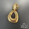 Taşsız Gold Kaplama Küpe