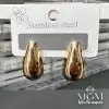 Taşsız Su Damlası Küpe