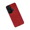 Tecno Pova Neo Kılıf Loop Deri Silikon - Kırmızı