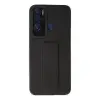 Tecno Pova Neo Kılıf Mega Standlı Silikon - Siyah