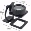 Tekstilciler Için  Kumaş Kontrolü Büyüteç,katlanan, Metal 15x Büyütme