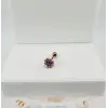 Rose Zirkon Taşlı Uç Kısmı : Pirinç Kıkırdak Bar Uzunluğu : 6 Mm / Bar Kalınlığı 0.8 Mm / Top Boyu 3 Mm - Pt0038-2