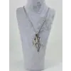 Tribal Balta  Figürü Çelik Erkek Kolye - Ekl0102