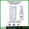 Usv 6v Akülü 80 Saat Kamp Lambası Işıldak