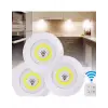 Uzaktan Kumandalı 3 Lü Spot Led Lamba Kablosuz Pilli Işıldak