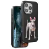 Venco Apple İphone 16 Pro Max Perma Desenli Kapak - Siyah