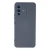 Vivo V23 5g Kılıf Nano İçi Kadife Silikon - Gri