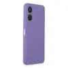 Vivo Y16 Kılıf First Silikon - Lila