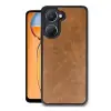 Vivo Y18 Kılıf Aras Deri Kapak - Taba