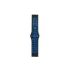 Watch 22mm Spor Delikli Kordon (SAAT DEĞİLDİR) - Siyah-mavi