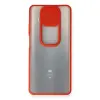 Xiaomi Mi 10t Lite Kılıf Palm Buzlu Kamera Sürgülü Silikon - Kırmızı