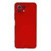 Xiaomi Mi 11 Lite Kılıf Nano İçi Kadife Silikon - Kırmızı