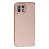 Xiaomi Mi 11 Lite Kılıf Volet Silikon - Pembe