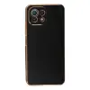 Xiaomi Mi 11 Lite Kılıf Volet Silikon - Siyah