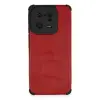Xiaomi Mi 13 Pro Kılıf Loop Deri Silikon - Kırmızı