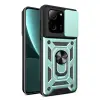 Xiaomi Mi 13t Pro Kılıf Pars Lens Yüzüklü Silikon - Yeşil