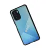 Xiaomi Poco F3 Kılıf Miami Şeffaf Silikon - Siyah