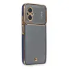 Xiaomi Poco M5 Kılıf Liva Lens Silikon - Mavi