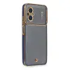 Xiaomi Poco M5 Kılıf Liva Lens Silikon - Mavi