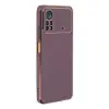 Xiaomi Poco X4 Pro 5g Kılıf Volet Silikon - Mor